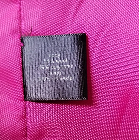 The Limited medium wool blend pink coat - Picture 4 of 6